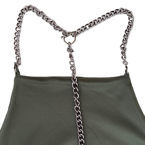 Topshop Green Backless Dress - Picture 10 of 15
